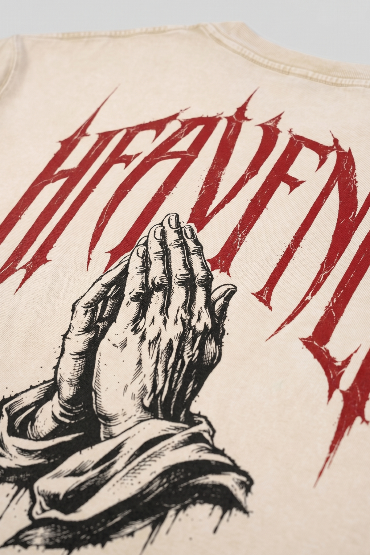 HEAVENLY | OVERSIZED ACID-WASH TEE