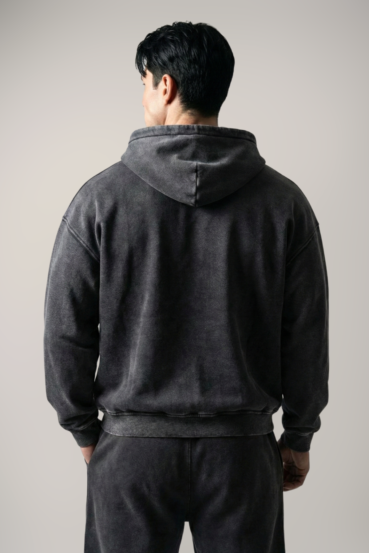 RIFT | ACID WASH BOXY ZIP-UP HOODIE