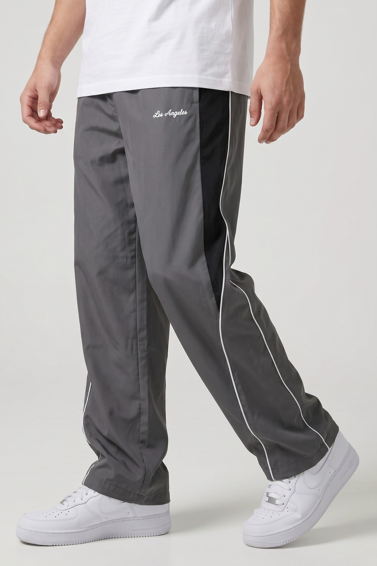 LOS ANGELES | WIDE-LEG TRACK PANTS