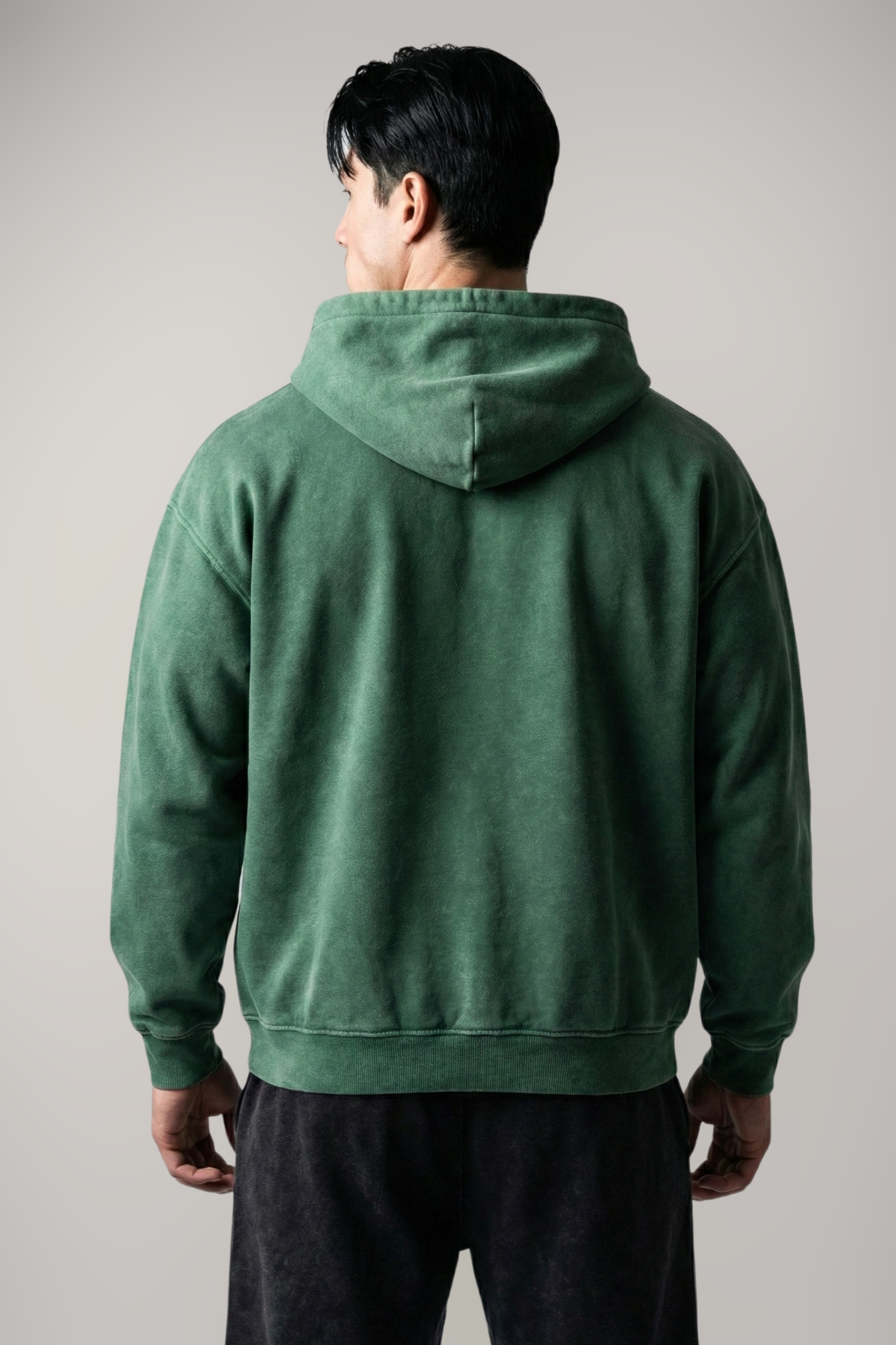 RIFT | ACID WASH BOXY ZIP-UP HOODIE