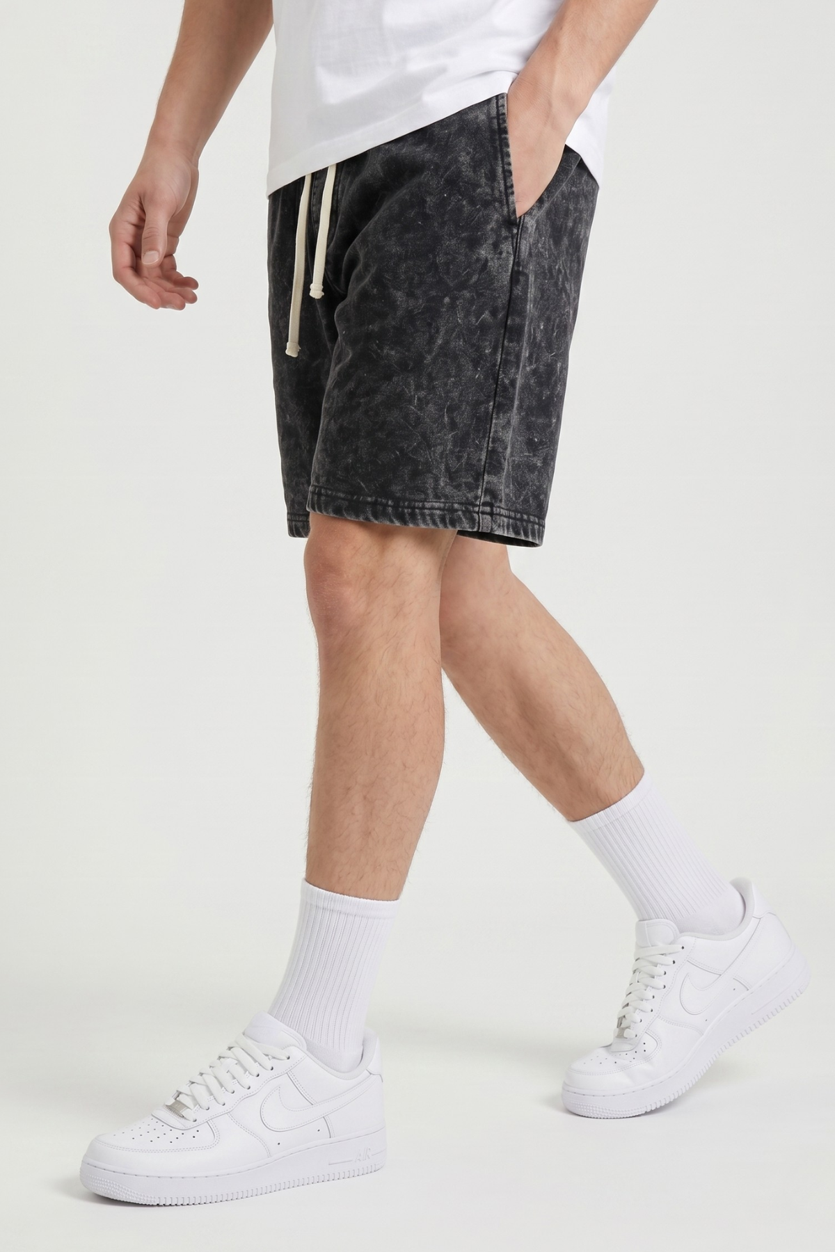 RIFT | ACID-WASH SHORTS