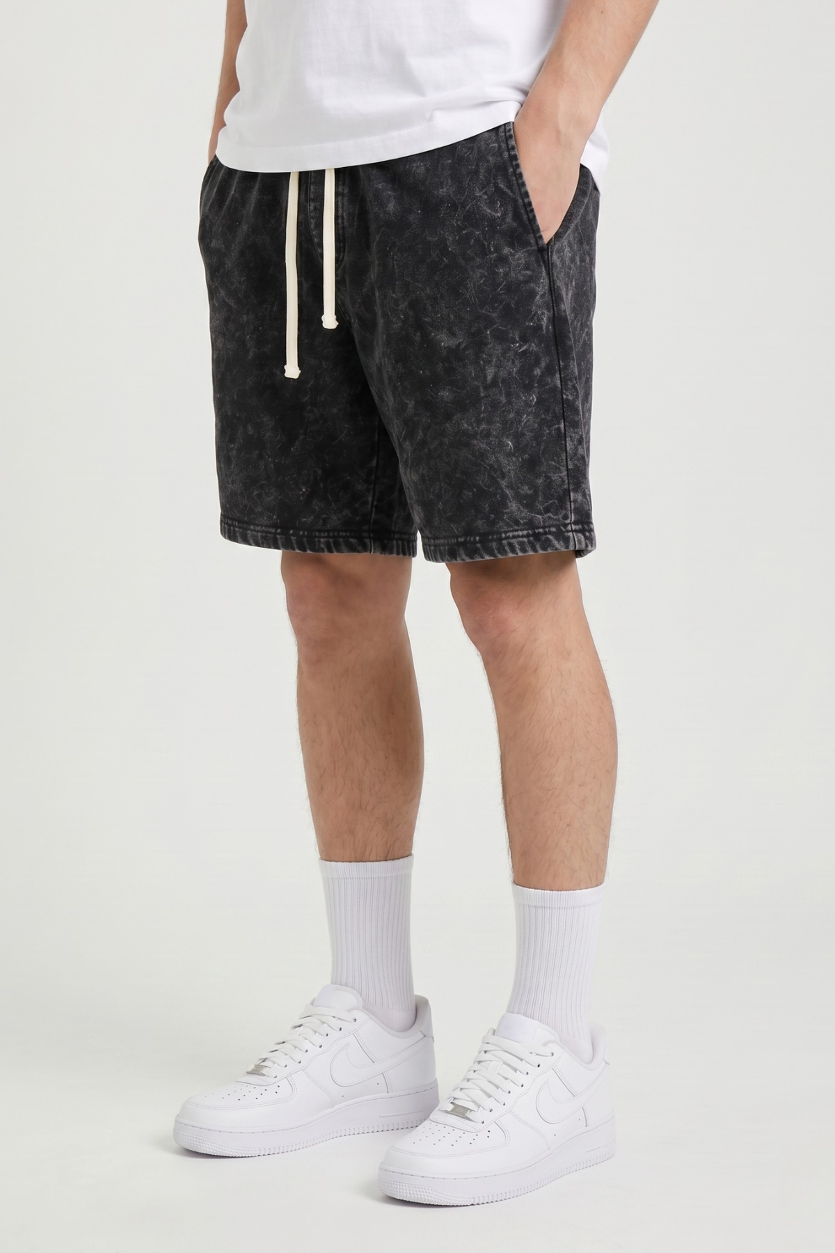 RIFT | ACID-WASH SHORTS