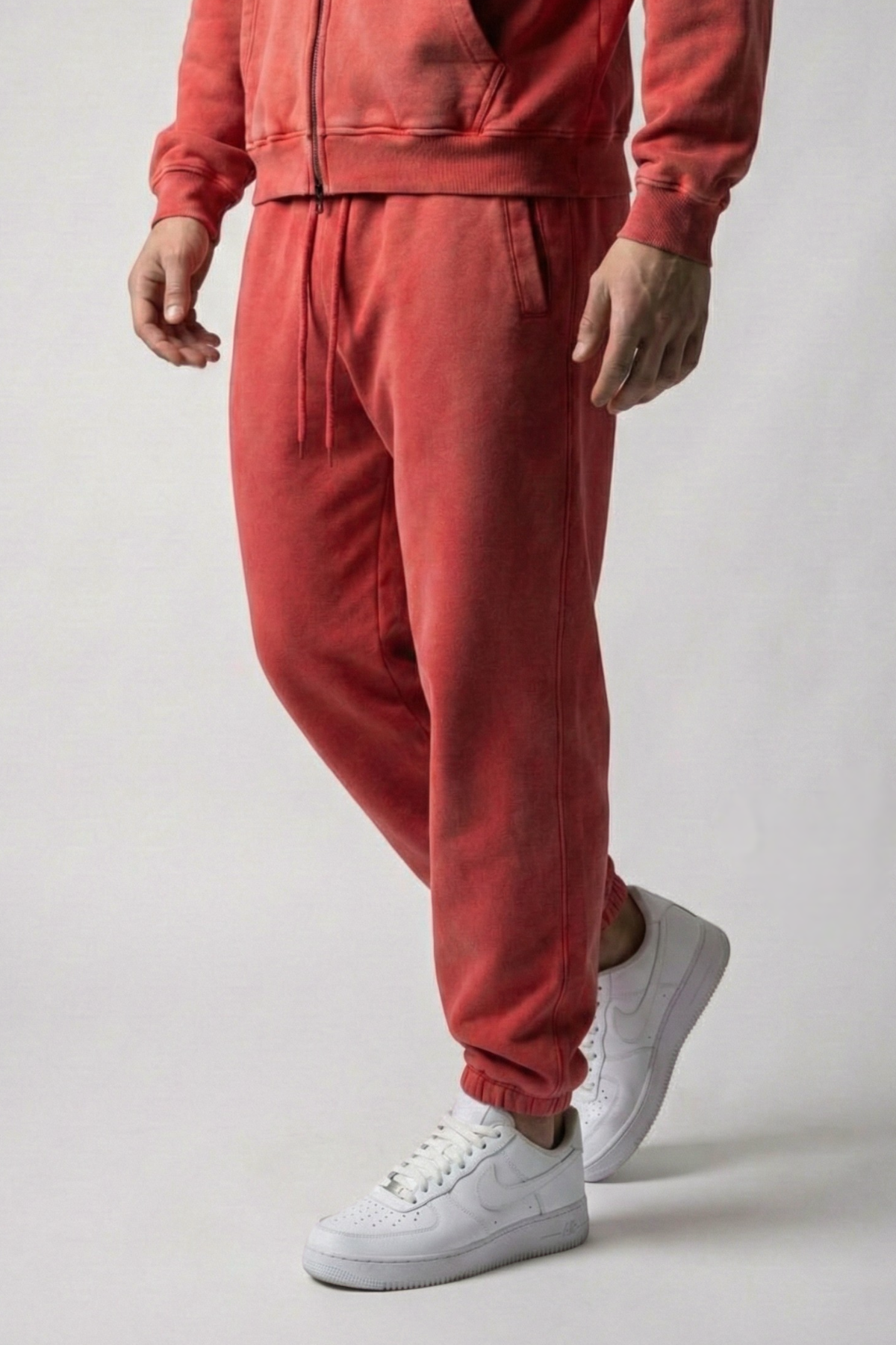 RIFT | ACID WASH CUFFED SWEATPANTS