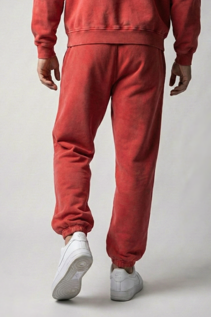 RIFT | ACID WASH CUFFED SWEATPANTS