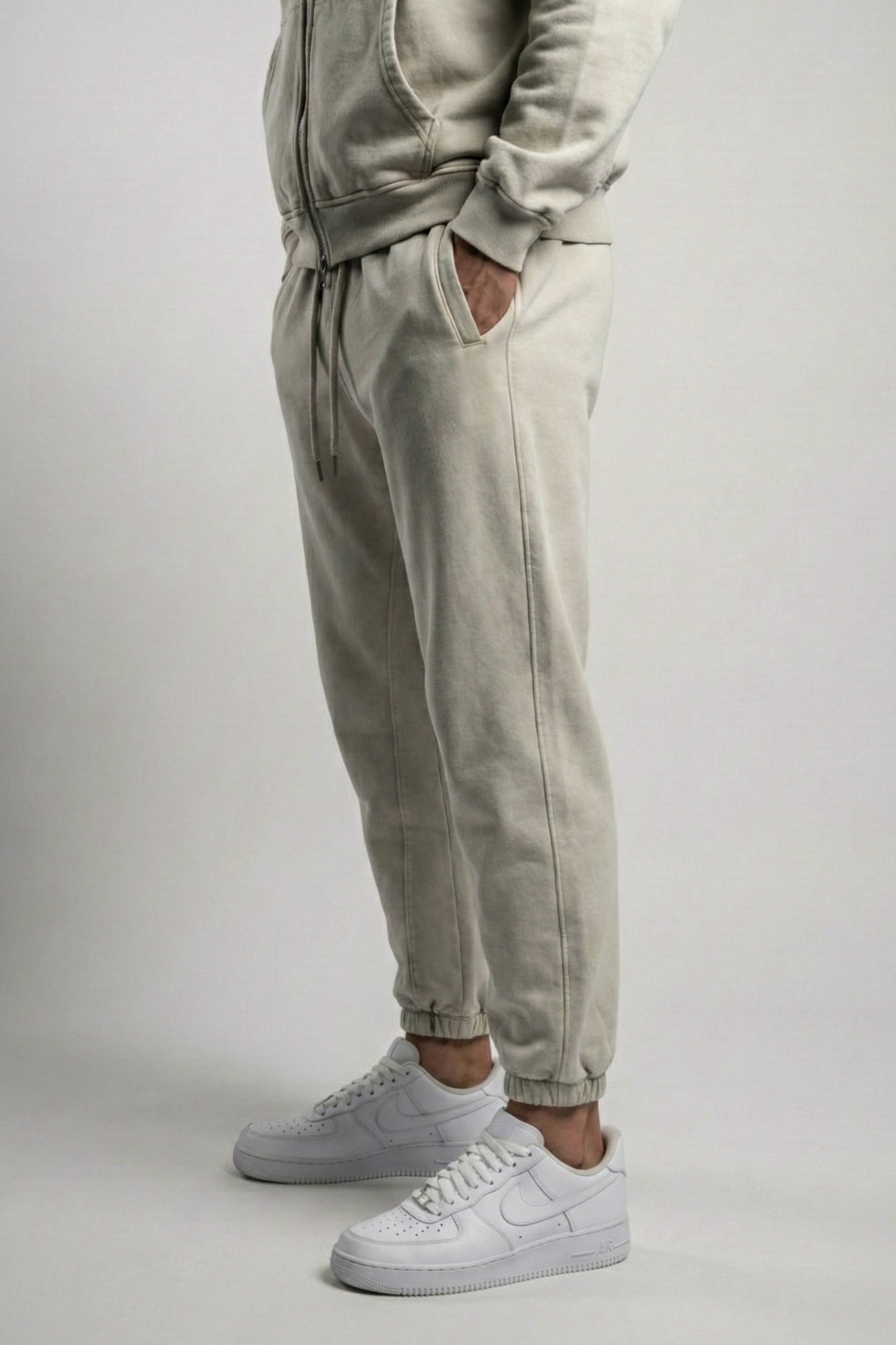 RIFT | ACID WASH CUFFED SWEATPANTS