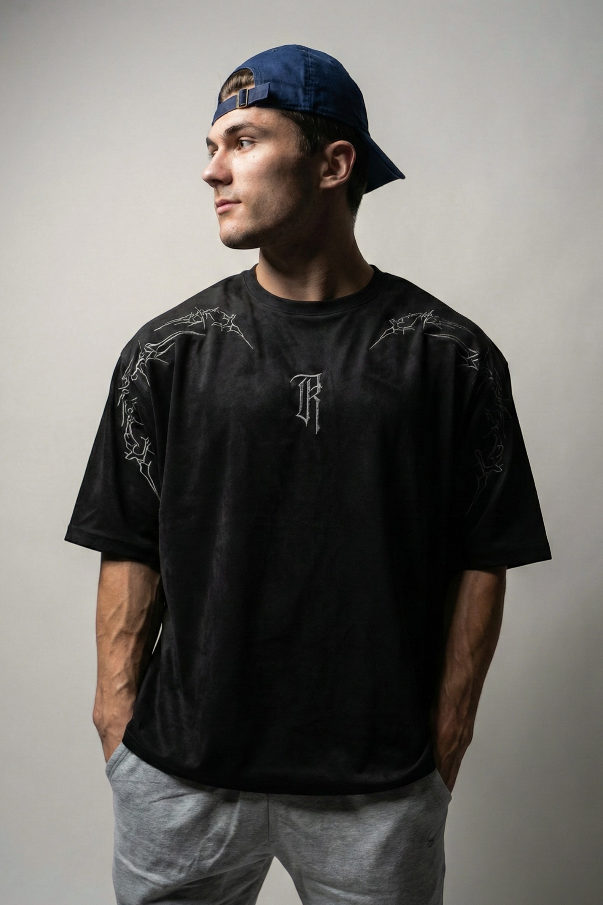 BERSERKER | EMBROIDERED OVERSIZED TEE