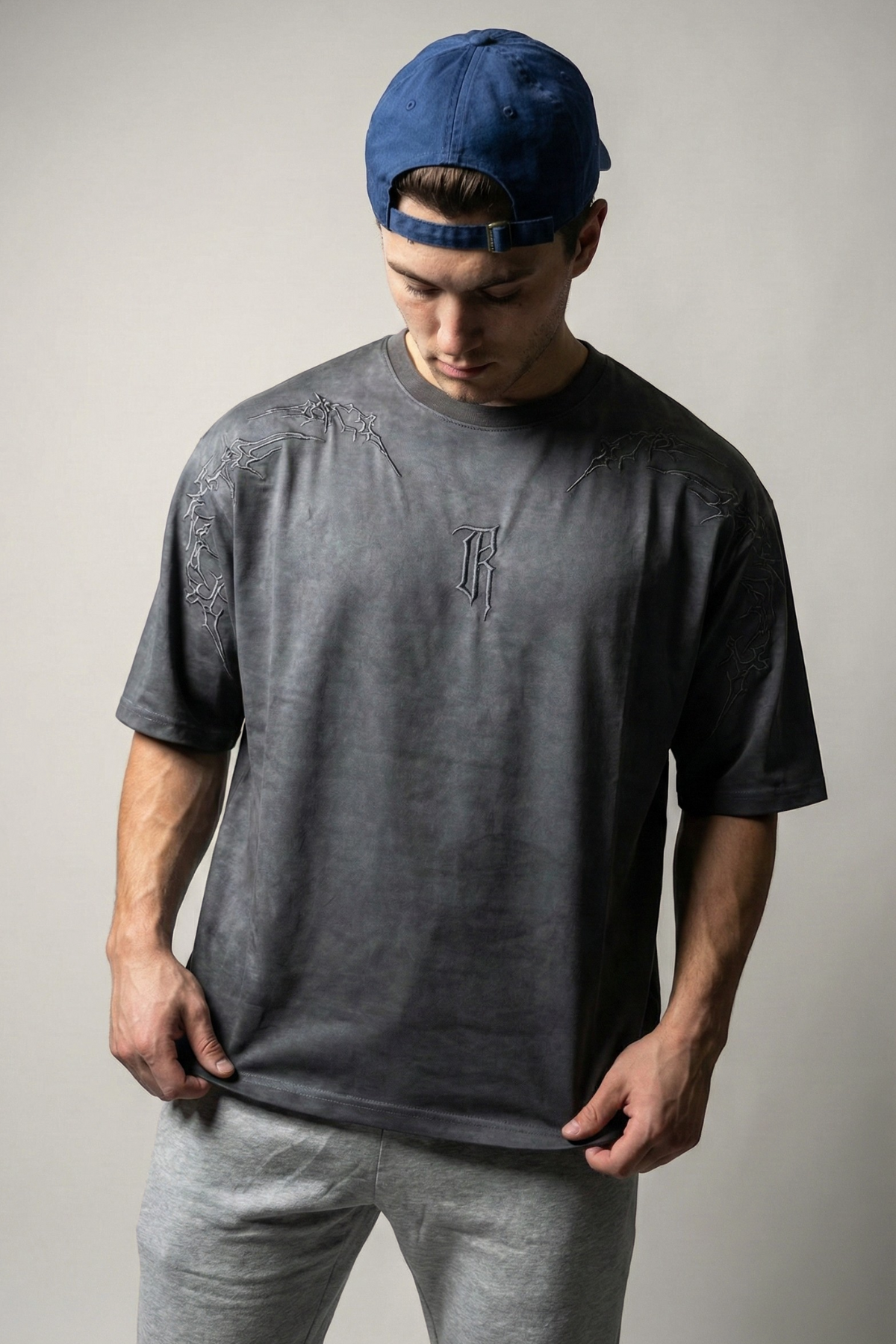 BERSERKER | EMBROIDERED OVERSIZED TEE