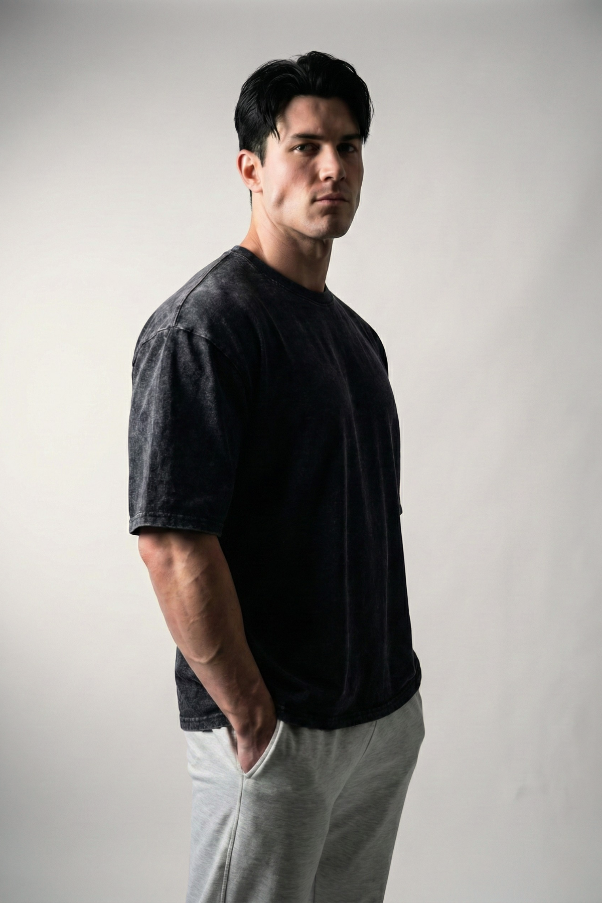 VILLIAN | OVERSIZED ACID-WASH TEE