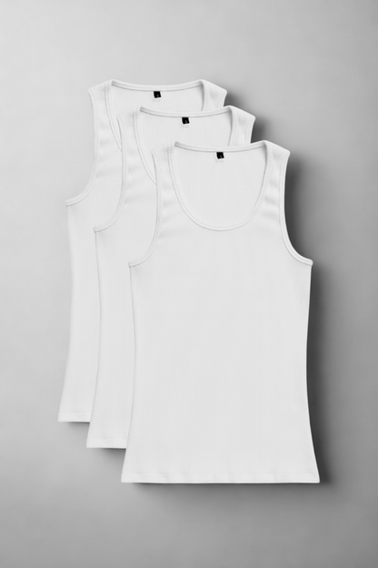 SCULPT | 3-PACK PREMIUM FITTED TANK TOPS