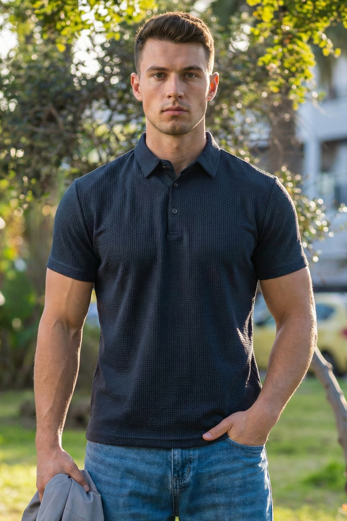APEX | TEXTURED ATHLETIC POLO