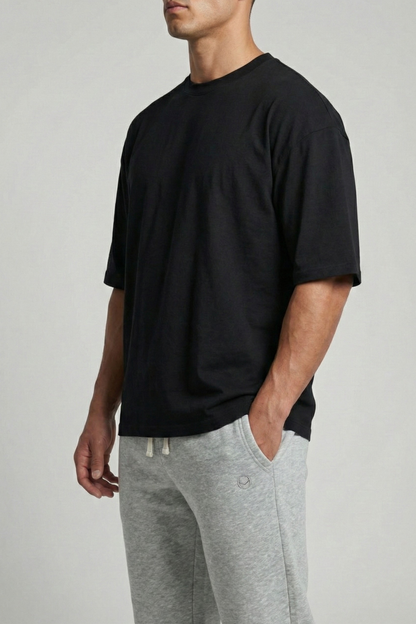 BASE | COTTON BOXY OVERSIZED TEE