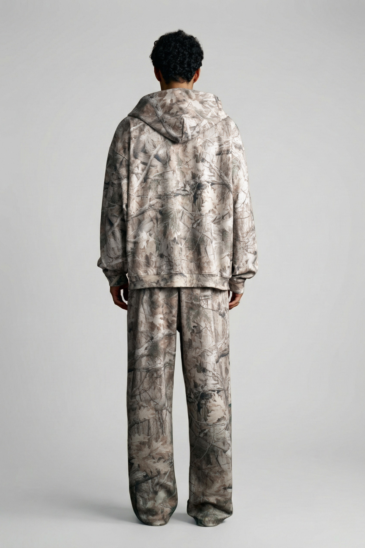 CAMO | FULL-ZIP OVERSIZED HOODIE