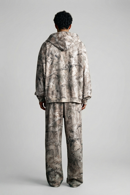 CAMO | FULL-ZIP OVERSIZED HOODIE