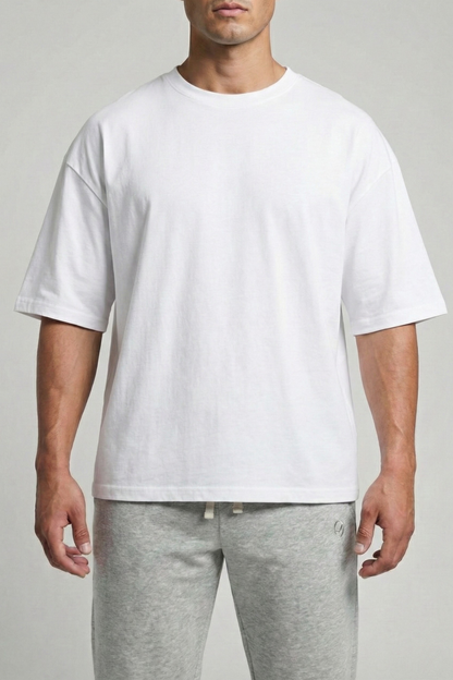 BASE | COTTON BOXY OVERSIZED TEE