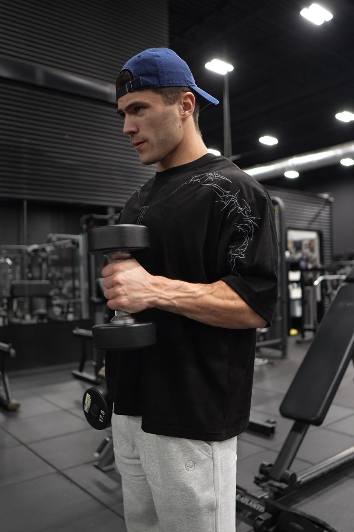 BERSERKER | EMBROIDERED OVERSIZED TEE