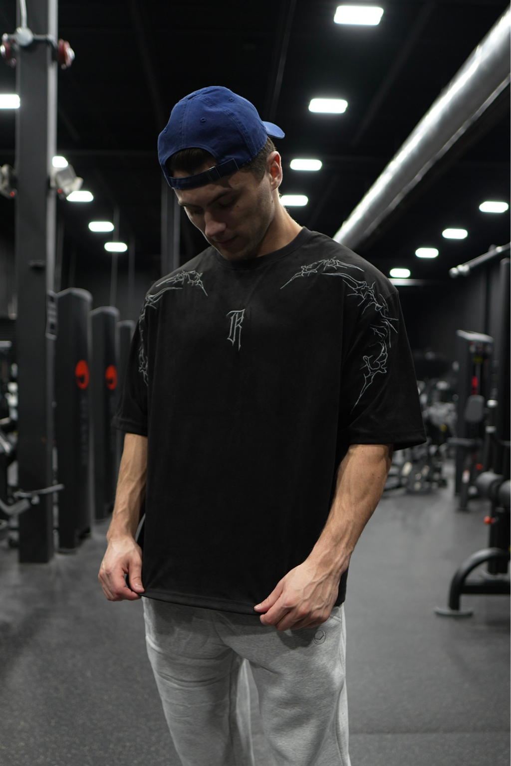 BERSERKER | EMBROIDERED OVERSIZED TEE