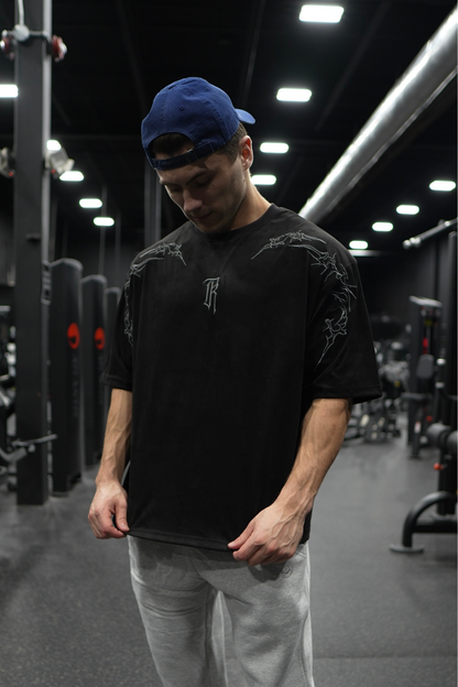 BERSERKER | EMBROIDERED OVERSIZED TEE