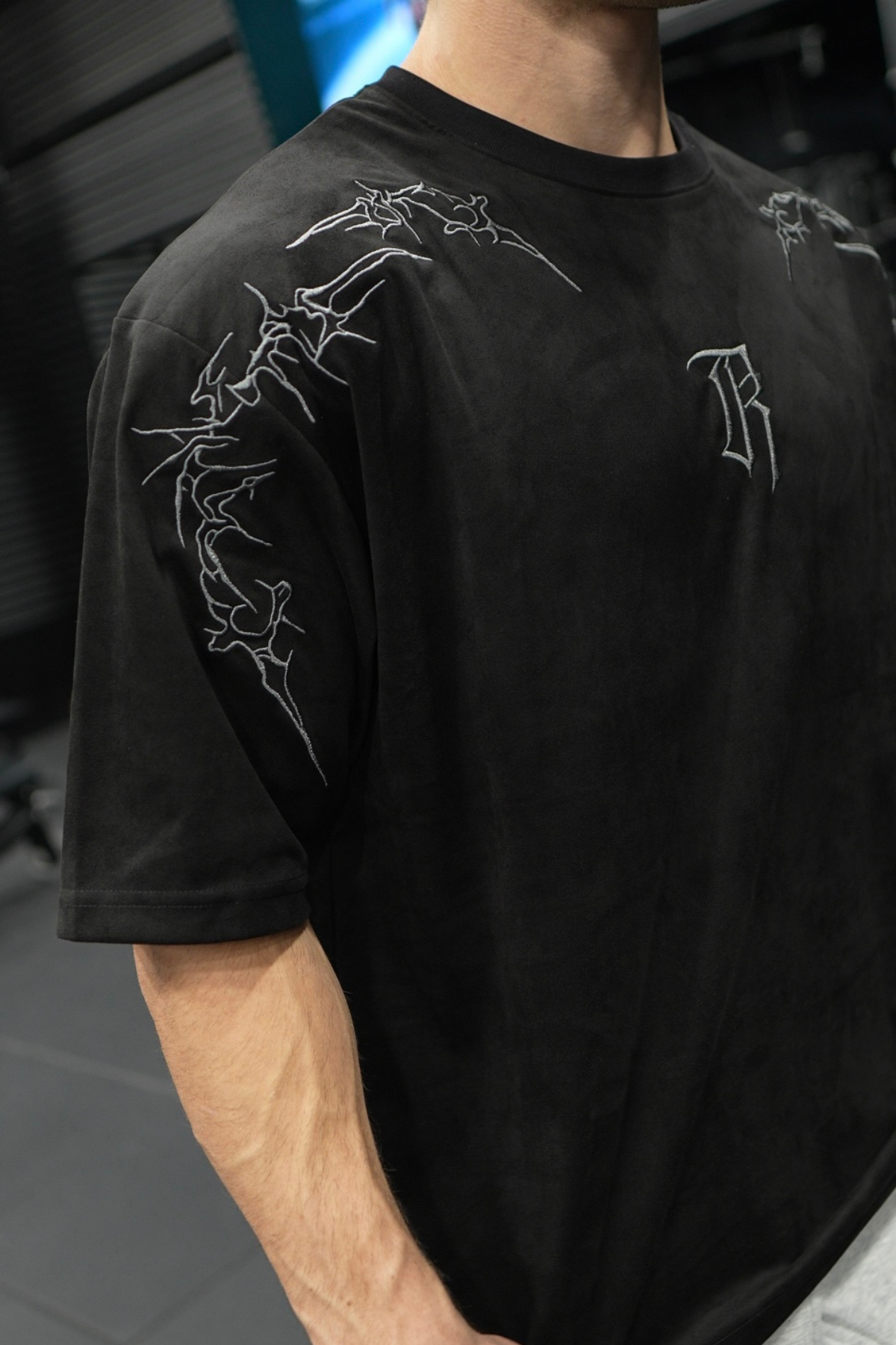 BERSERKER | EMBROIDERED OVERSIZED TEE