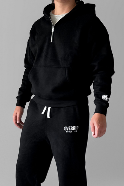 ESSENTIAL | BOXY QUARTER-ZIP HOODIE