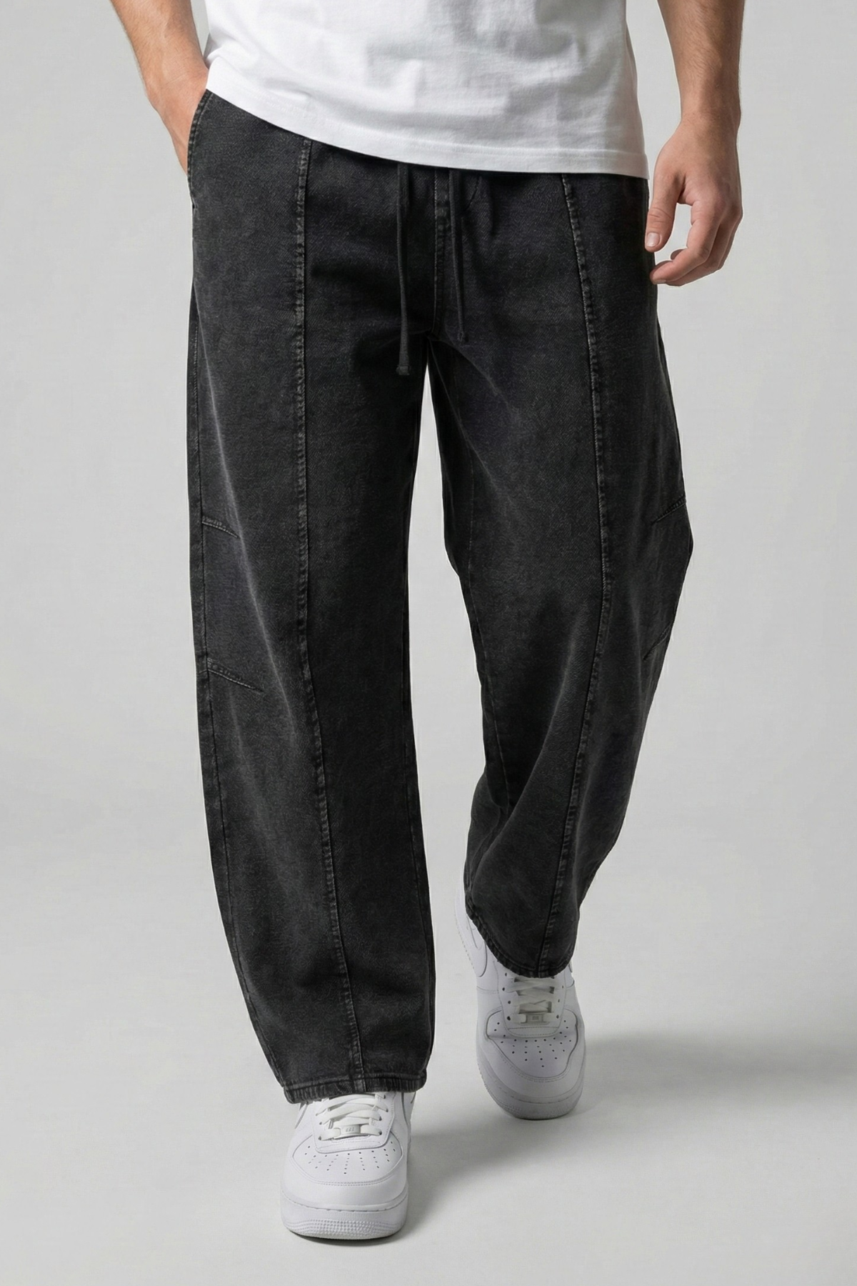 ASH | ACID-WASH BARREL SWEATPANTS