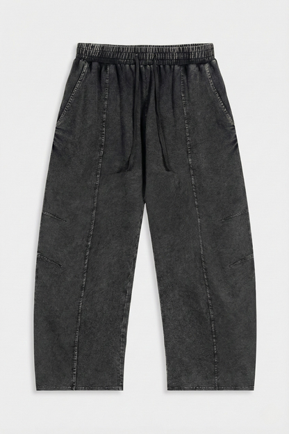 ASH | ACID-WASH BARREL SWEATPANTS