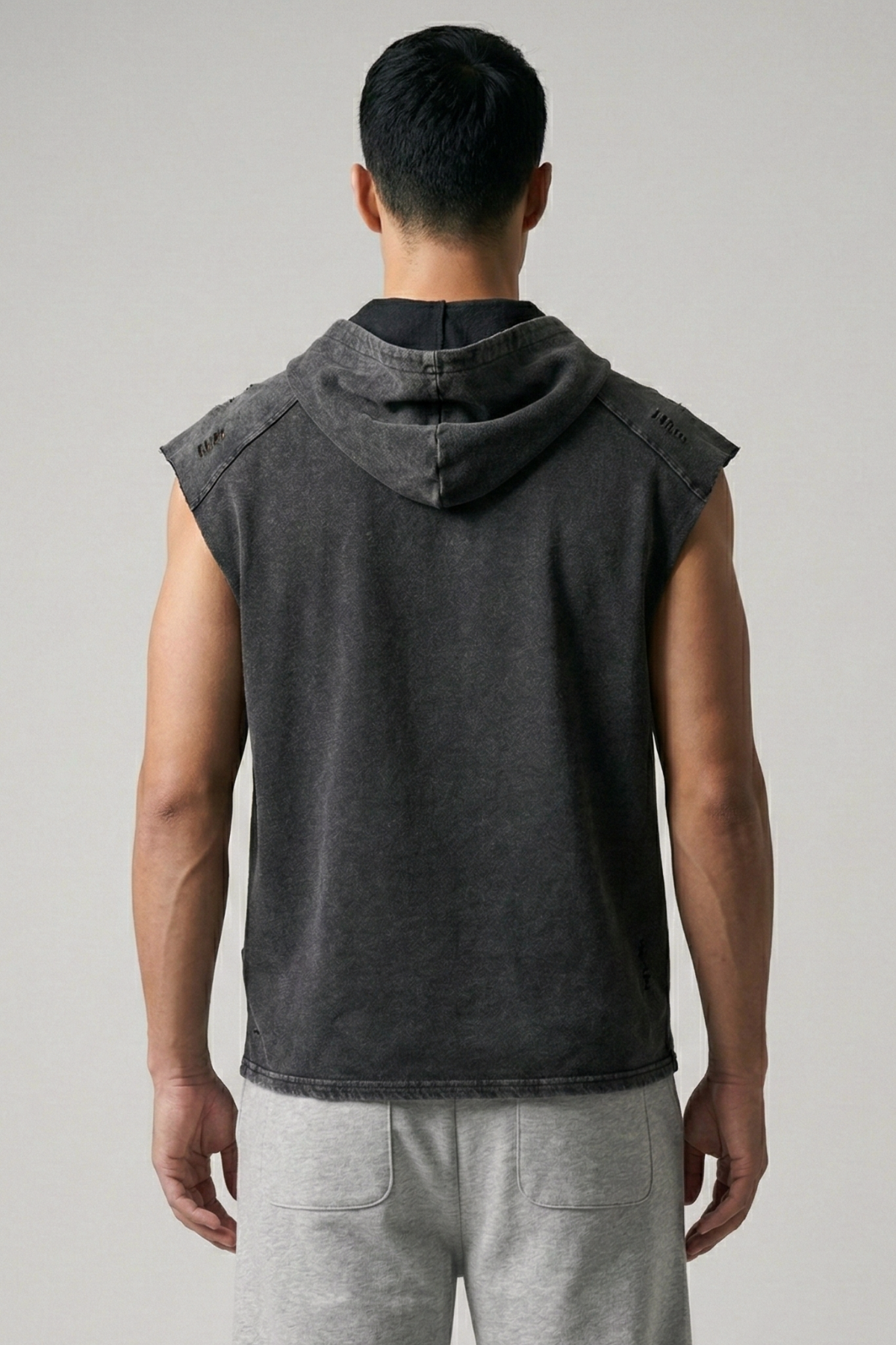 ASH | HOODIE CUT-OFF TANK