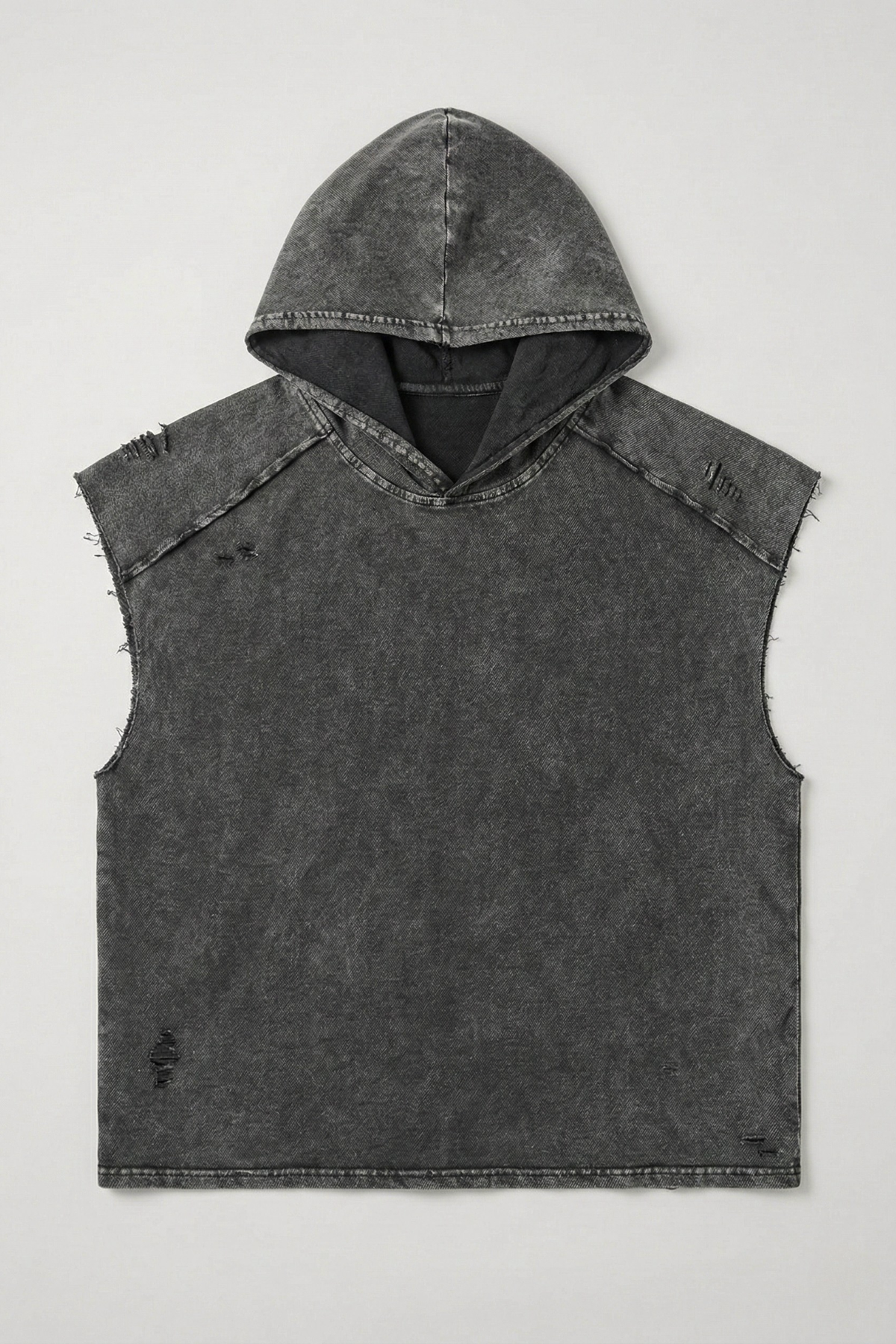 ASH | HOODIE CUT-OFF TANK