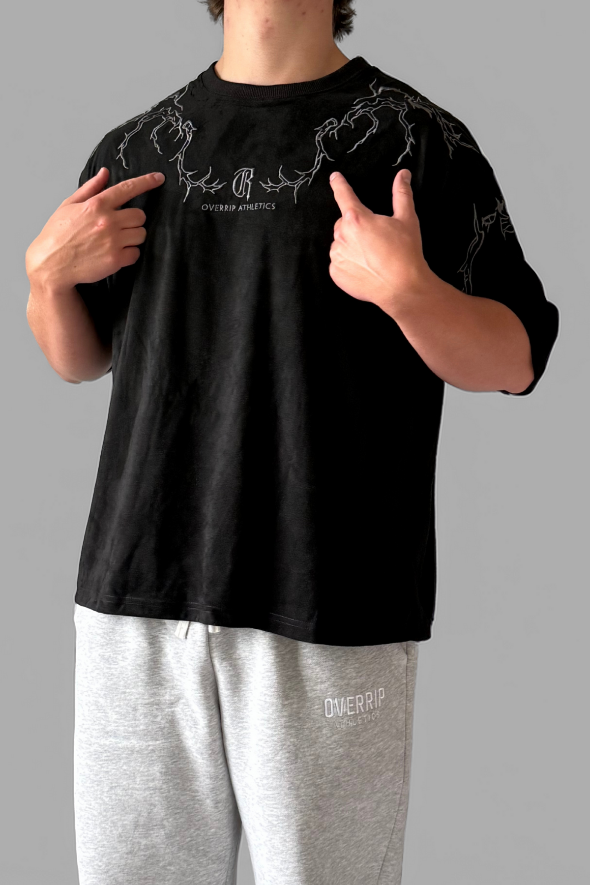 REAPER | EMBROIDERED OVERSIZED TEE