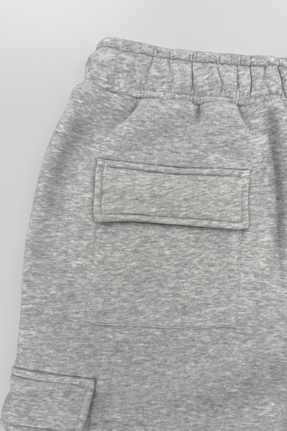 ESSENTIAL | CARGO WIDE-LEG SWEATPANTS