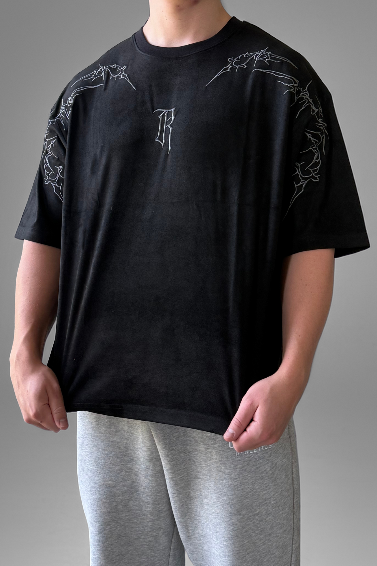 BERSERKER | EMBROIDERED OVERSIZED TEE