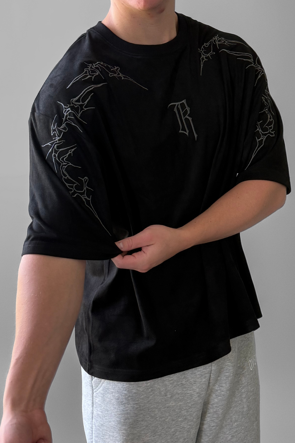 BERSERKER | EMBROIDERED OVERSIZED TEE