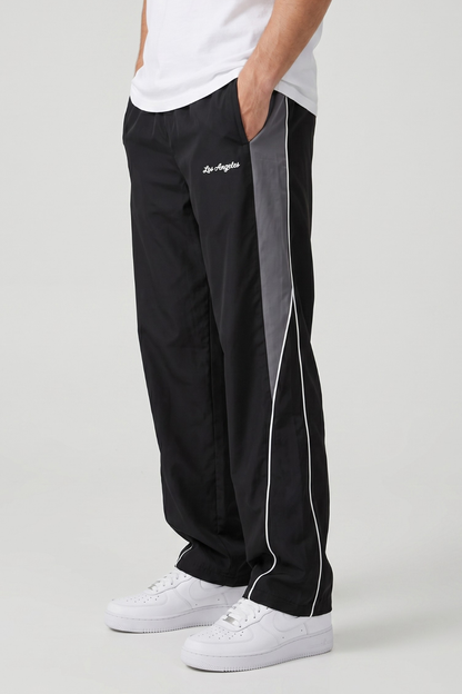 LOS ANGELES | WIDE-LEG TRACK PANTS