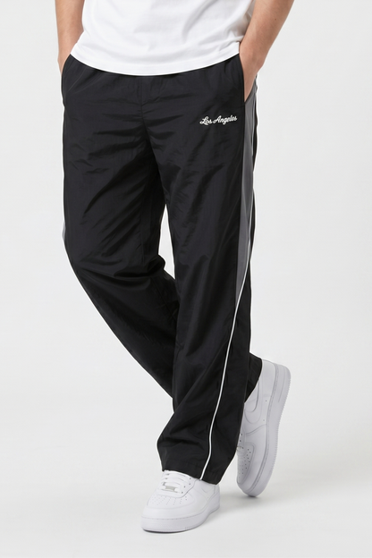 LOS ANGELES | WIDE-LEG TRACK PANTS