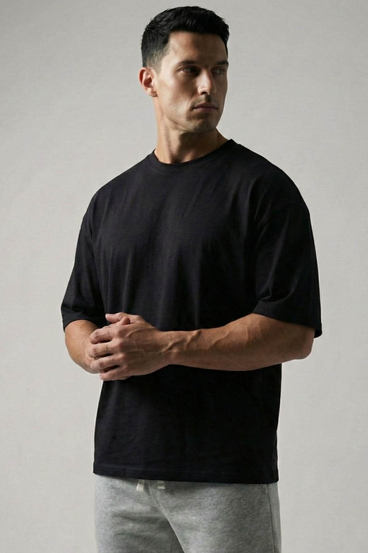 BASE | COTTON BOXY OVERSIZED TEE