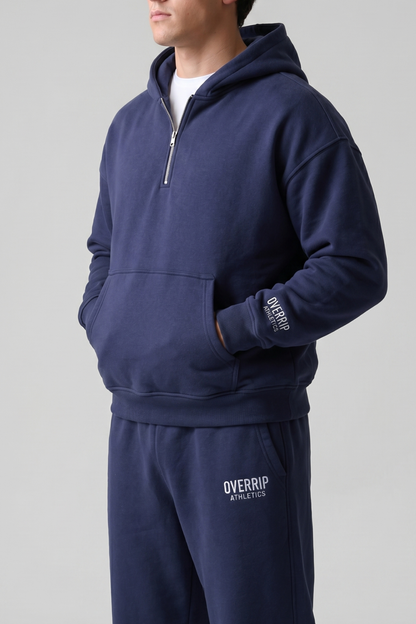 ESSENTIAL | BOXY QUARTER-ZIP HOODIE