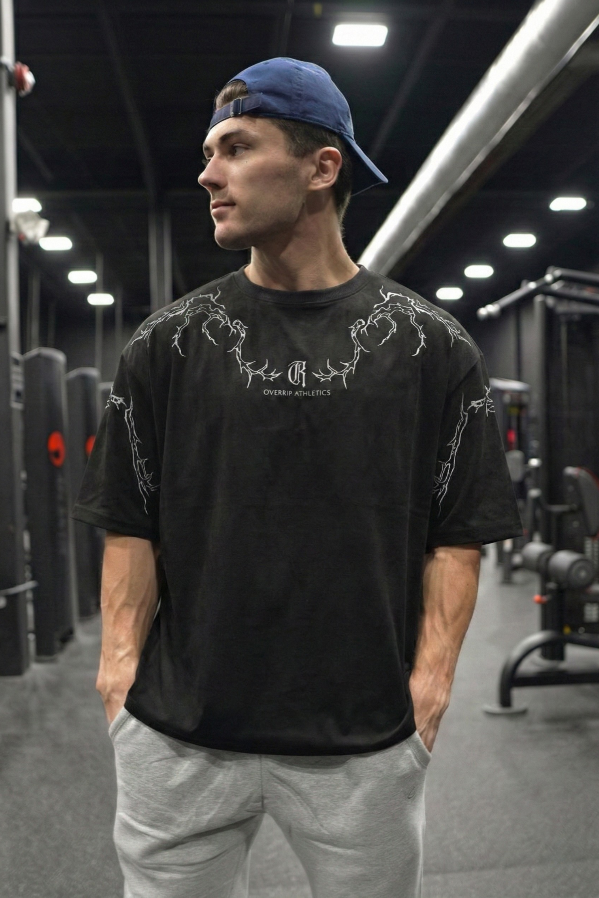 REAPER | EMBROIDERED OVERSIZED TEE