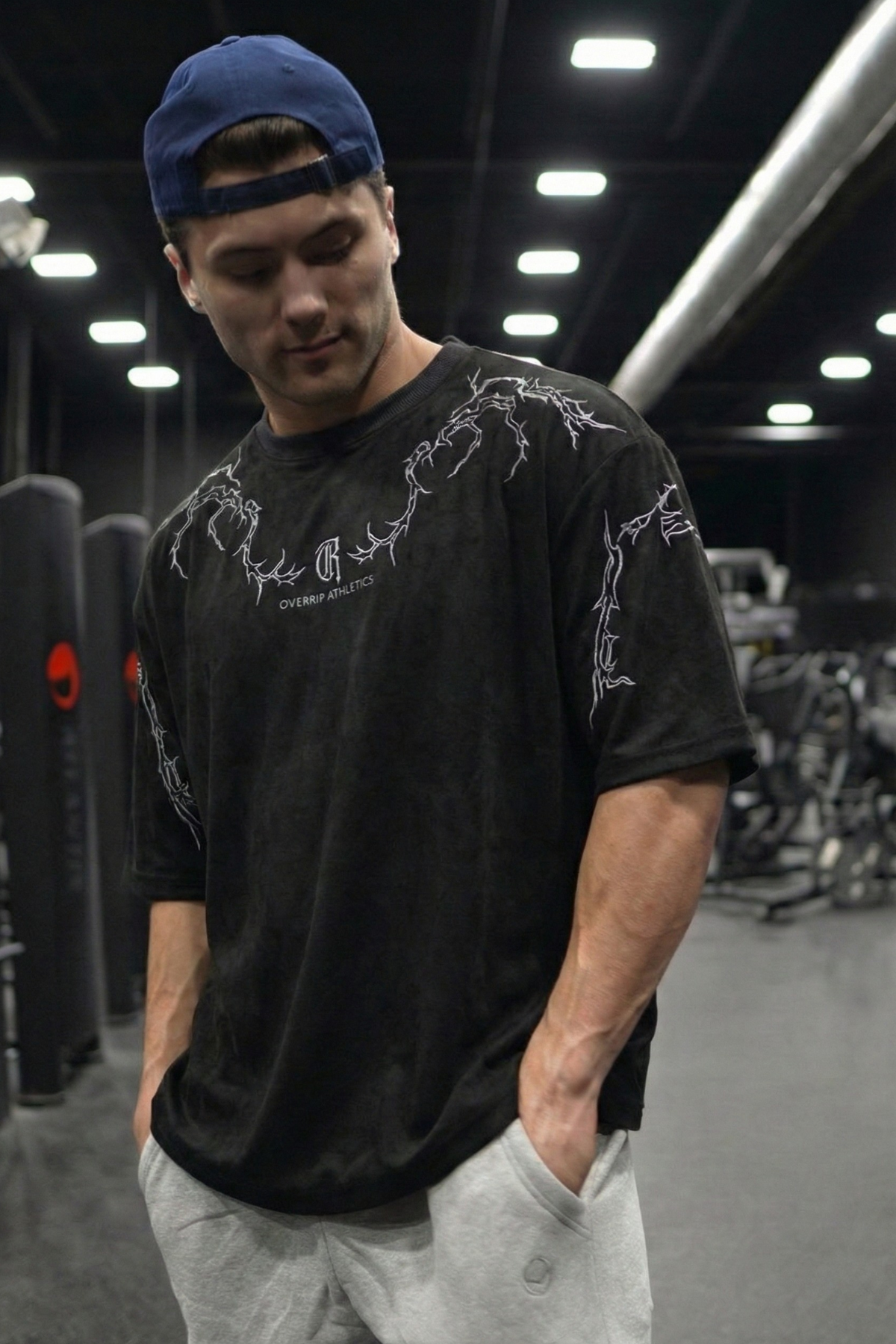 REAPER | EMBROIDERED OVERSIZED TEE