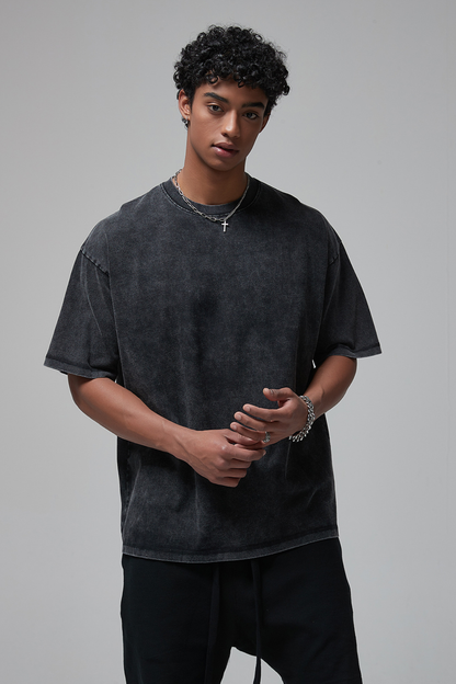 VILLIAN | OVERSIZED ACID-WASH TEE