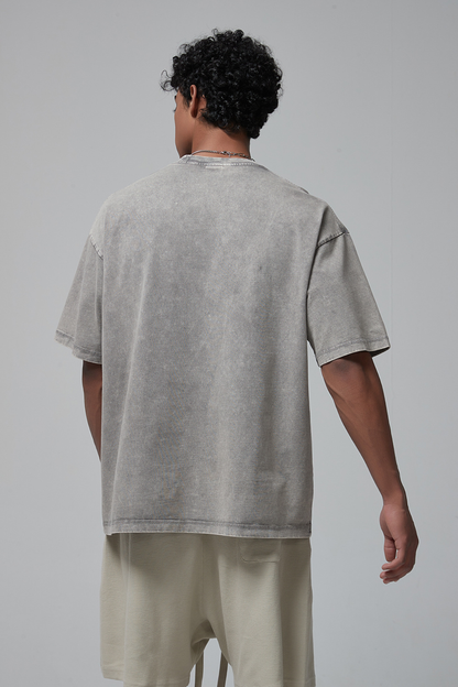 VILLIAN | OVERSIZED ACID-WASH TEE