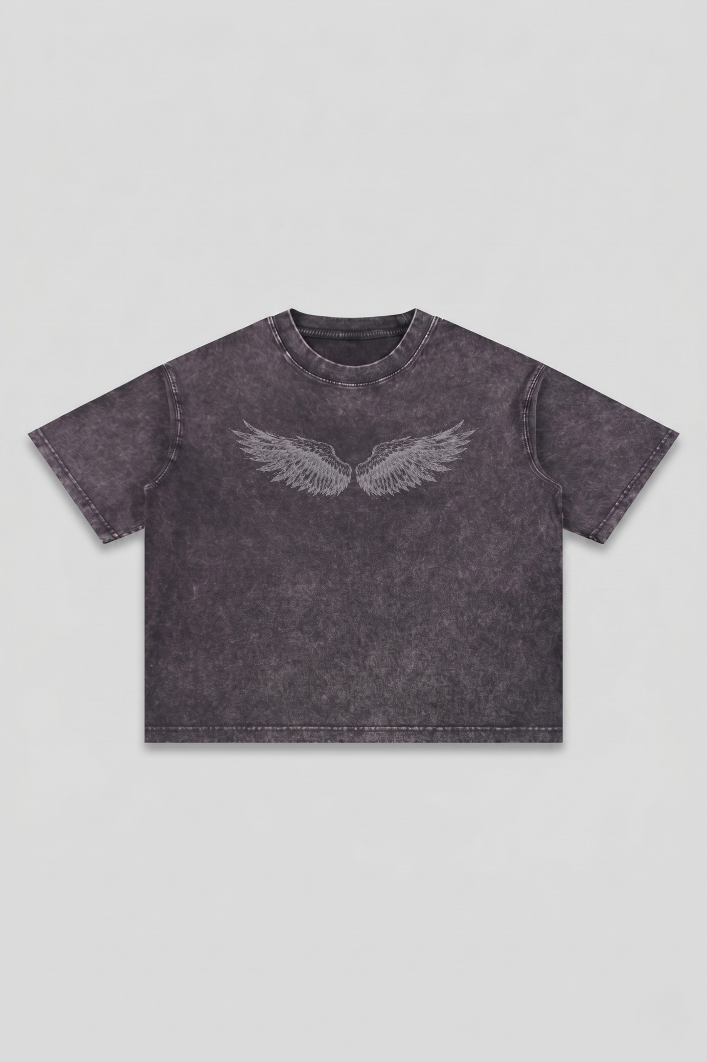ANGEL | OVERSIZED ACID-WASH TEE