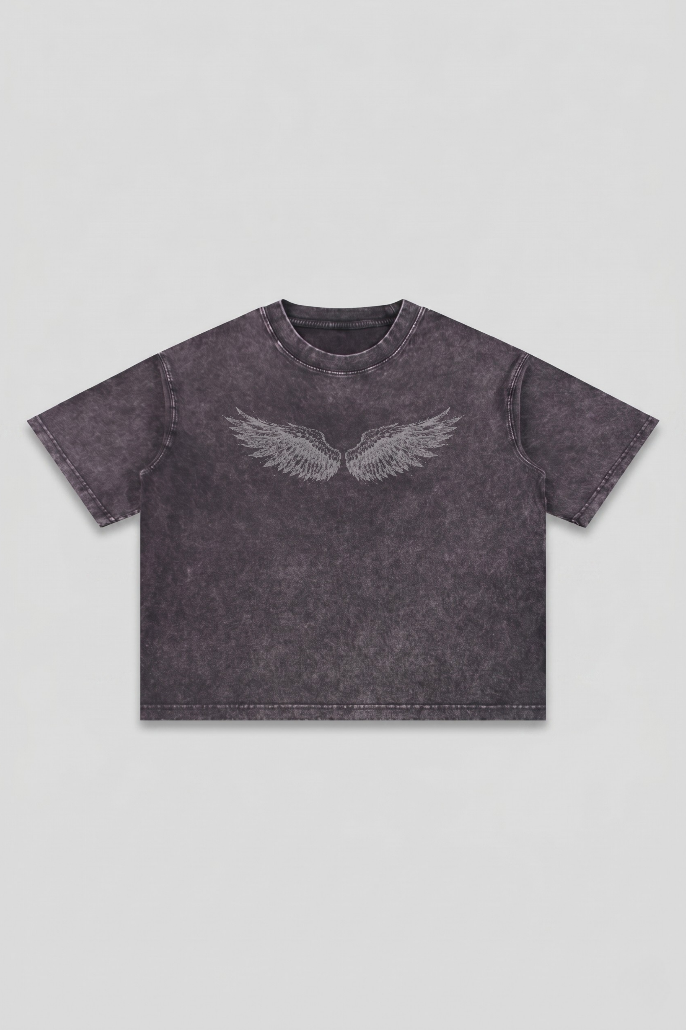 ANGEL | OVERSIZED ACID-WASH TEE