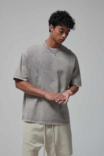 VILLIAN | OVERSIZED ACID-WASH TEE