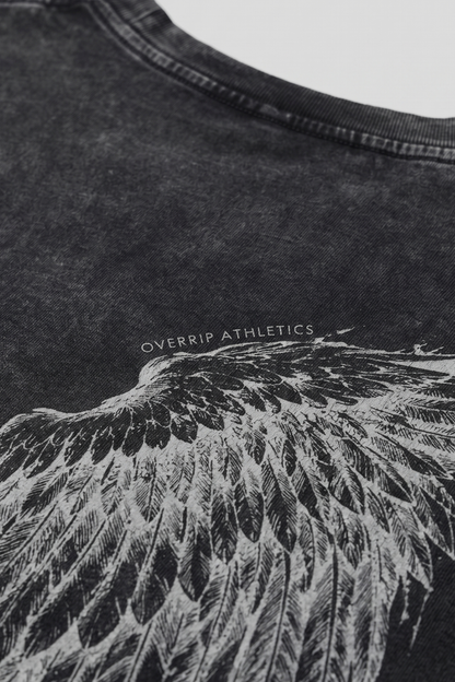 ANGEL | OVERSIZED ACID-WASH TEE