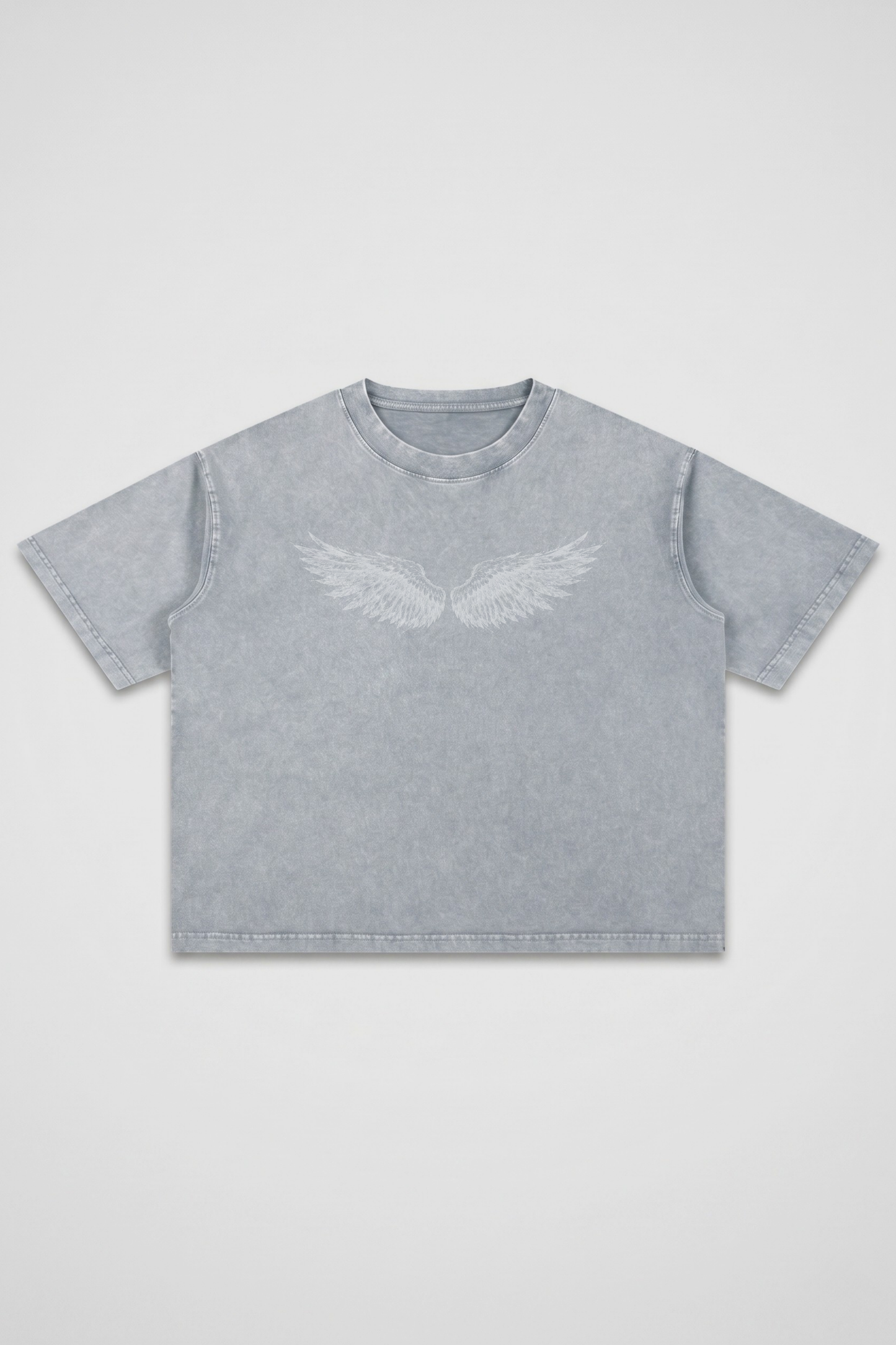 ANGEL | OVERSIZED ACID-WASH TEE