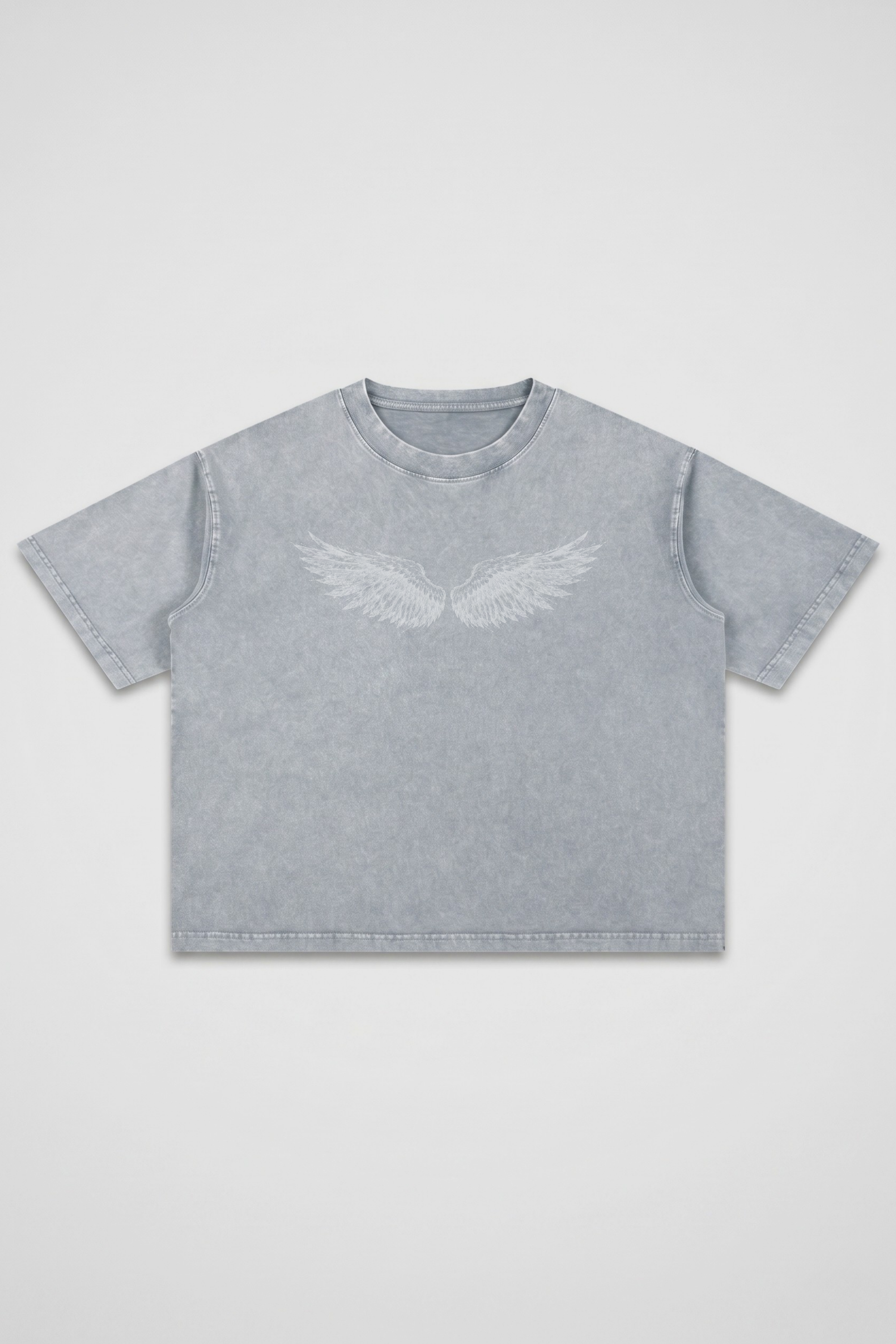 ANGEL | OVERSIZED ACID-WASH TEE