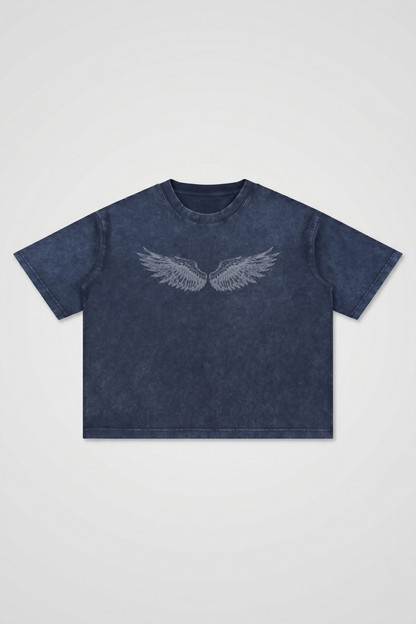ANGEL | OVERSIZED ACID-WASH TEE