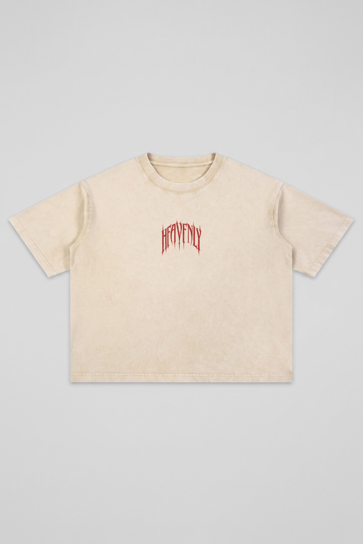 HEAVENLY | OVERSIZED ACID-WASH TEE