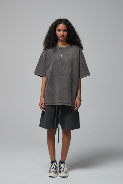 VILLIAN | OVERSIZED ACID-WASH TEE