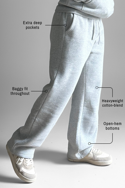 ESSENTIAL | WIDE-LEG SWEATPANTS